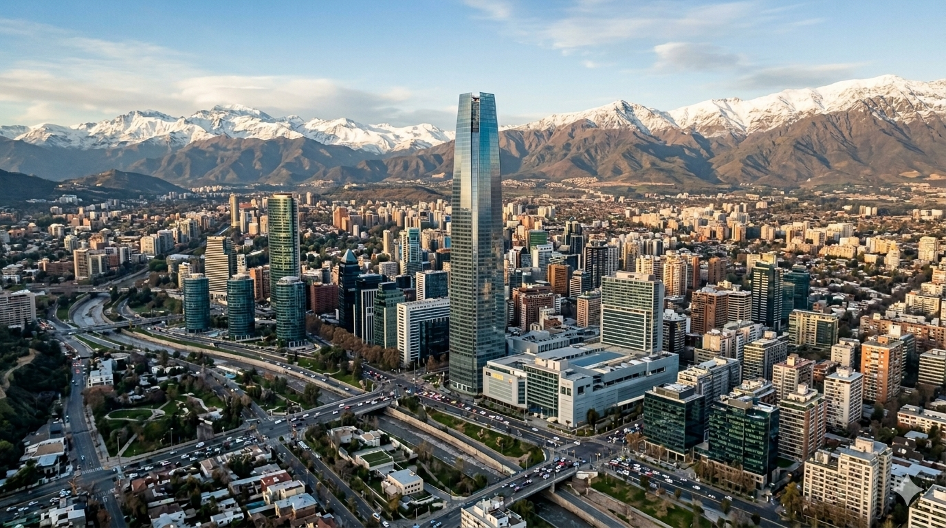 Costanera Center sobre la cordillera: las empresas chilenas operan bajo un nuevo marco regulatorio de datos personales