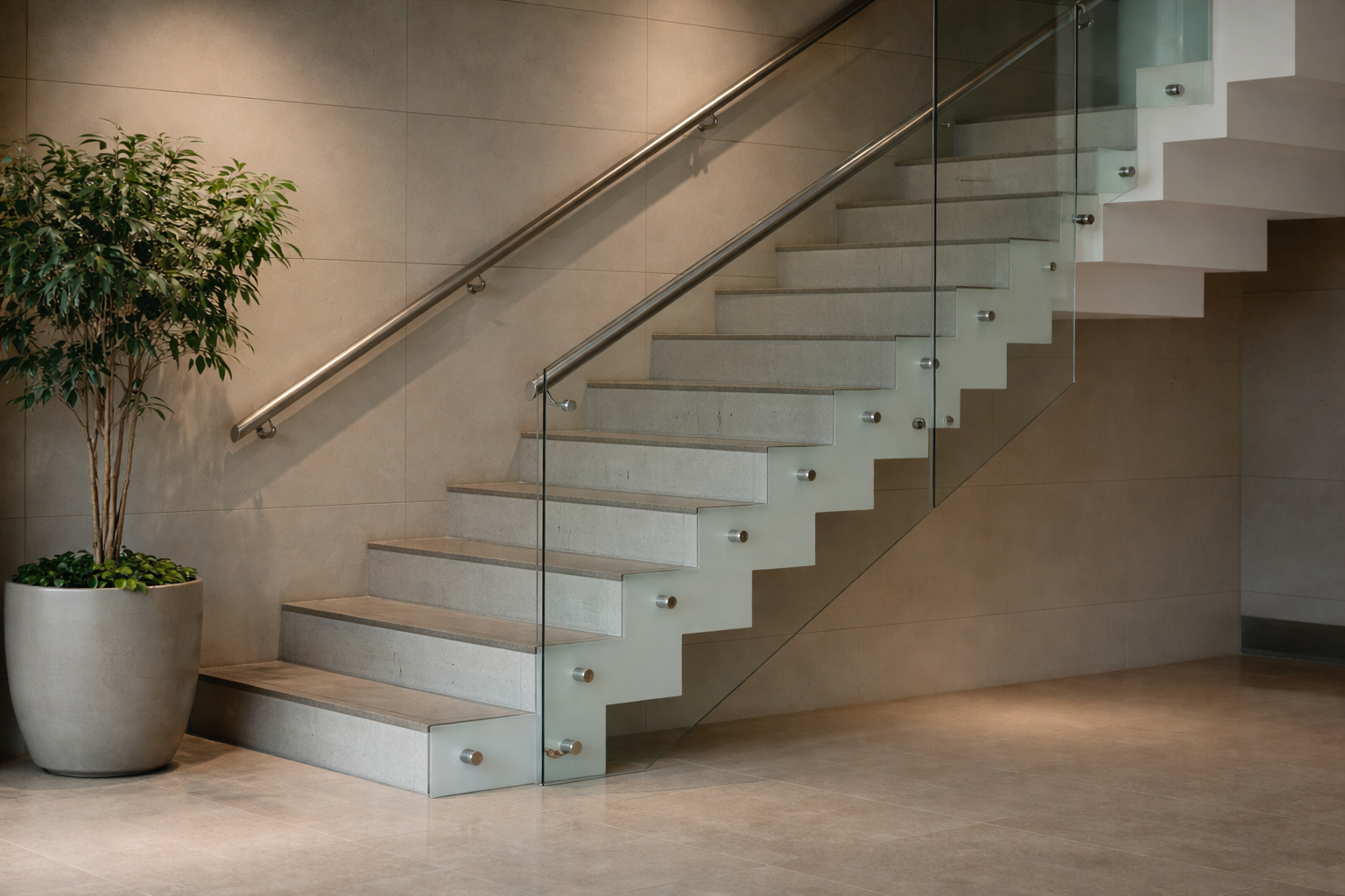 Escalera arquitectónica: referencia al sector inmobiliario regulado